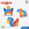 Blocchi magnetici - GEOMAG - Magicube 208 - 9 pezzi - Varie forme - Animali - Plastica riciclata
