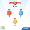 Blocchi magnetici - GEOMAG - Magicube 208 - 9 pezzi - Varie forme - Animali - Plastica riciclata