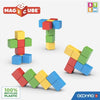 Set di costruzioni magnetiche - GEOMAG - Magicube Recycled Creative Set - 8 pezzi - Plastica riciclata - Da 1 anno