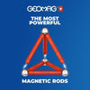 Set di costruzioni magnetiche - GEOMAG - Geometria magnetica riciclata classica 24 pezzi - Geometria - 3D - Educativo