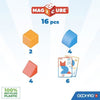 Blocchi magnetici - GEOMAG - Magicube Blocks & Cards - 16 pezzi - Educativi - Plastica riciclata