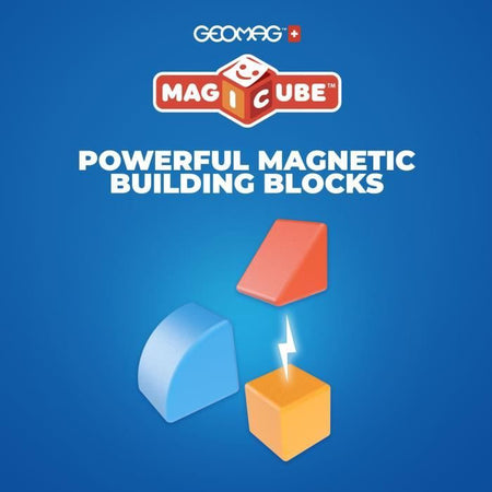 Blocchi magnetici - GEOMAG - Magicube Blocks & Cards - 16 pezzi - Educativi - Plastica riciclata