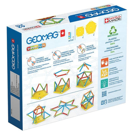 Geomag Super Color Recycled 42 pezzi multicolore