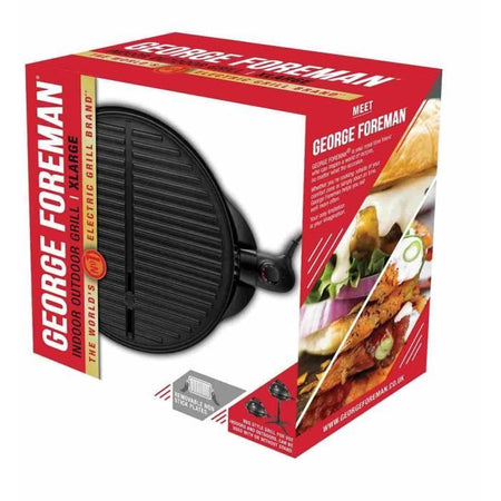 RUSSELL HOBBS 22460-56 GEORGE FOREMAN Barbecue da interno ed esterno da 2400 W - Nero