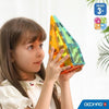 Tessere magnetiche - GEOMAG - Tiles Gems 4100 - 16 pezzi - Forme geometriche - Effetto cristallo