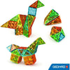 Tessere magnetiche - GEOMAG - Tiles Gems 4102 - 44 pezzi - Forme geometriche - Effetto cristallo