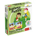Giochi educativi - GEOMAG - Puzzle ecologico Rispetta la Terra - Mini puzzle educativi - Azioni eco-responsabili