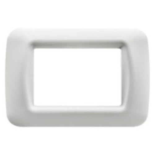 PLACCA 3 POSTI COLORE BIANCO NUVOLA TOP SYSTEM