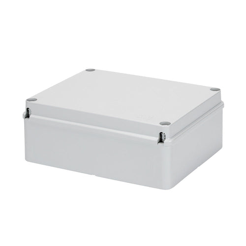 CASSETTA DI DERIVAZIONE IP56 190x140x70 con Coperchio Basso a Vite