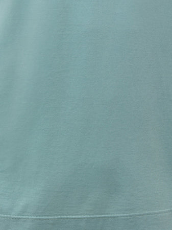 Gran Sasso T-Shirt Basica in Cotone Turchese da uomo