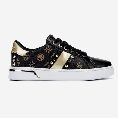 Guess Fl5 Riy-fal12 Sneakers Donna Punta Tonda Con Lacci E Suola In Gomma 2,5cm Scarpe Casual Con Fodera Interna E Logo