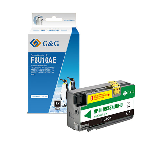 Cartuccia Ink Compatibile Gg Nero Per Hp Officejet 8702 Aiopro 8210/8211/8218
