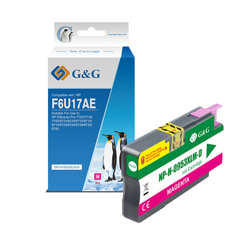 Cartuccia Ink Compatibile Gg Magenta Per Hp Officejet 8702 Aiopro 8210/8211/82