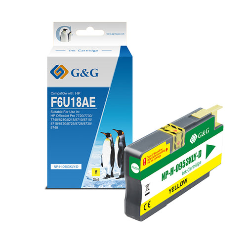 Cartuccia Ink Compatibile Gg Giallo Per Hp Officejet 8702 Aiopro 8210/8211/82