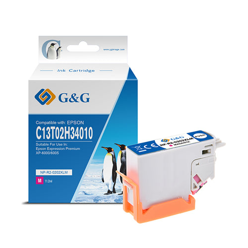 Cartuccia Ink Compatibile Gg Magenta Per Epson Expression Premium Xp-6000/6005
