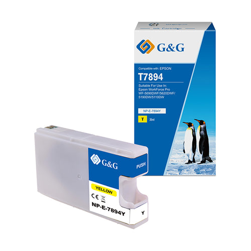 Cartuccia Ink Compatibile Gg Giallo Per Epson Workforce Pro Wf-5690Dwf/ Wf-5620