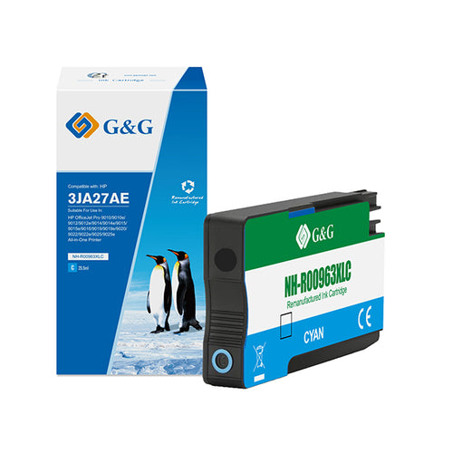 Cartuccia Ink Compatibile Gg Ciano Per Hp Officejet Pro 9010/9010E/9012/9012E