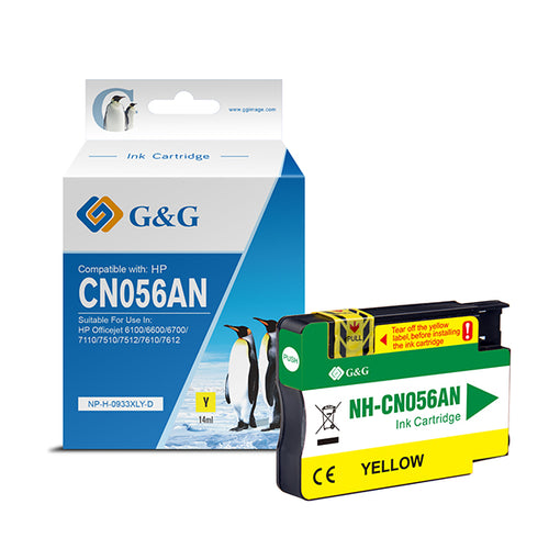 Cartuccia Ink Compatibile Gg Giallo Per Hp Officejet 6100/6600/6700