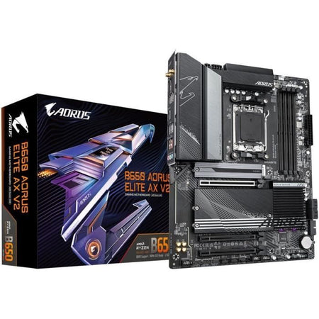 Scheda madre - GIGABYTE - B650 AORUS ELITE AX V2 - AM5 - DDR5 - Wi-Fi 6E