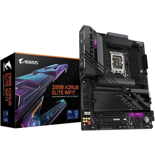 Scheda madre - GIGABYTE - Z890 A ELITE WIFI7 - Presa 1851 - Thunderbolt 4 - LAN 2.5 GbE - Wi-Fi 7/Bluetooth 5.4