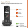 Telefono fisso GIGASET AS690 Nero