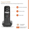 Telefono fisso GIGASET AS690 Nero