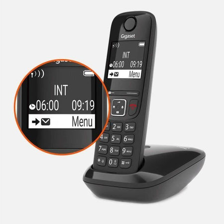 Telefono fisso GIGASET AS690 Nero