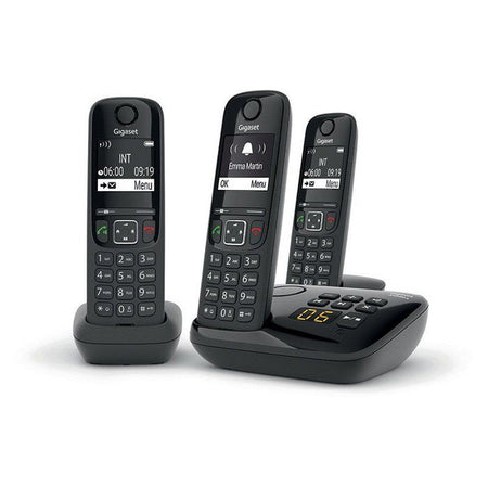 Telefono fisso GIGASET AS690 A Trio Black