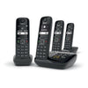 Telefono fisso GIGASET AS690 A Quattro Nero
