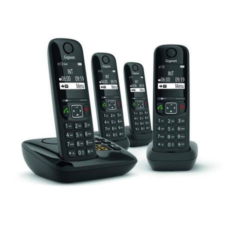 Telefono fisso GIGASET AS690 A Quattro Nero
