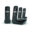 Telefono fisso GIGASET AS690 A Quattro Nero