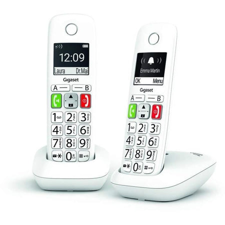 Telefono fisso GIGASET E290 Duo Bianco