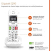 Telefono fisso GIGASET E290 Duo Bianco
