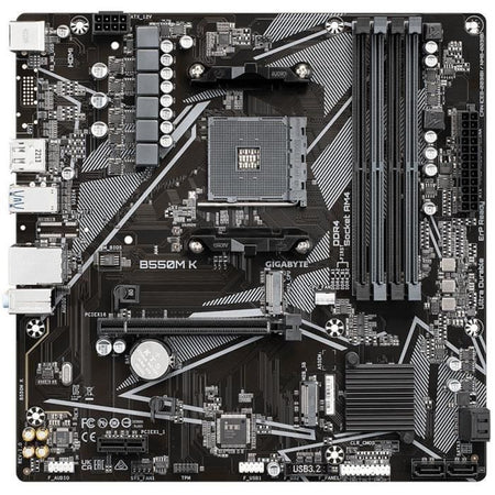 Scheda madre - GIGABYTE - B550M K - Socket AM4 - DDR4 fino a 128 GB - PCIe 4.0 x16