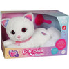 Peluche - Gipsy Toys - Gatto Cuty Bella Fashionista - 30 cm - Bianco Rosa