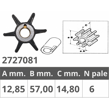 Girante Force 2T 9,9-15 Hp