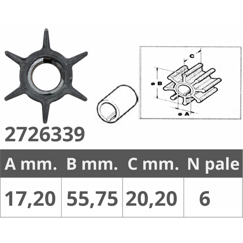 Girante Honda 4T 20,25,30Hp