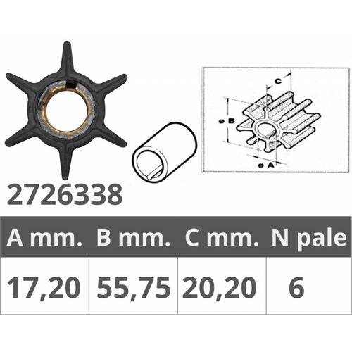 Girante Honda 4T 35,40,45,50Hp