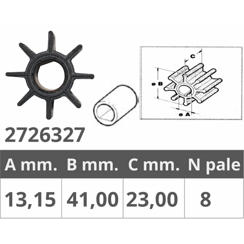 Girante Honda 4T 5-7,5-8-10 Hp