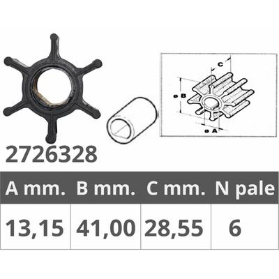 Girante Honda 4T 5-7,5-8-10 Hp
