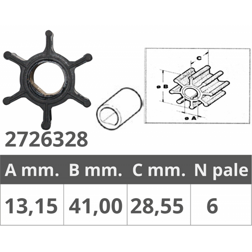 Girante Honda 4T 5-7,5-8-10 Hp