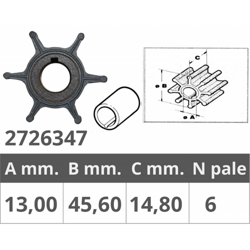 Girante Honda 4T 8-10Hp
