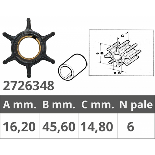 Girante Honda 4T 8-10Hp