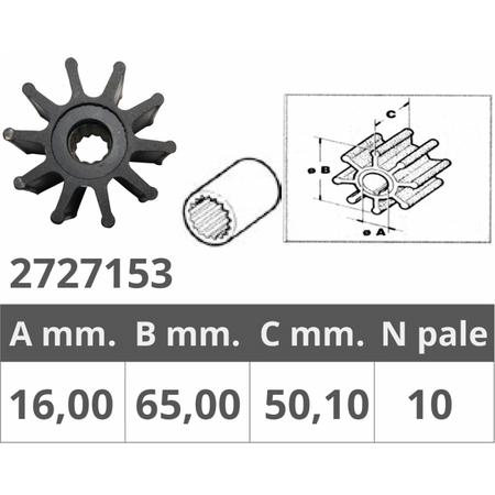 Girante Jabsco 17937 Volvo 3588475
