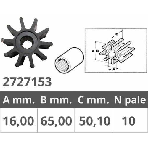 Girante Jabsco 17937 Volvo 3588475