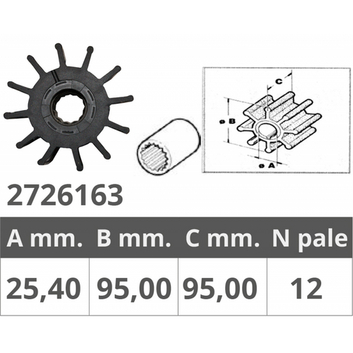 Girante Jabsco 17938-0001