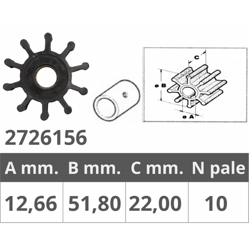 Girante Jabsco 18673-0001