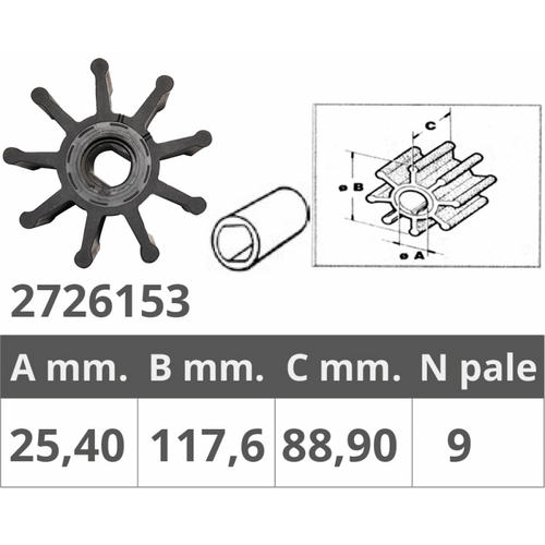 Girante Jabsco 18786-0001
