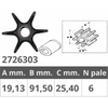 Girante Johnson/Ev. 2T 40-60Hp