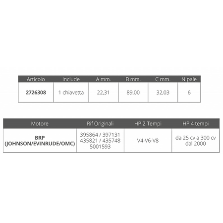 Girante Johnson/Ev. 2T V4-V6